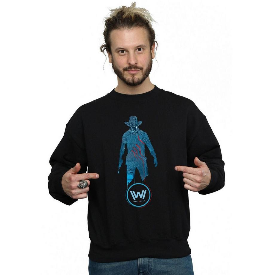 Westworld Cowboy Print Sweatshirt  