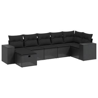 VidaXL set divano da giardino Polirattan  