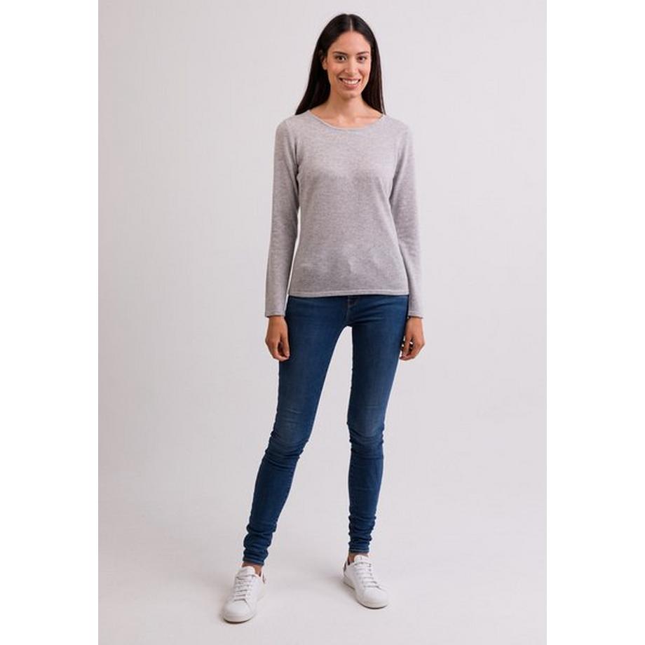 CASH-MERE.CH Kaschmir Rundhals Pullover  