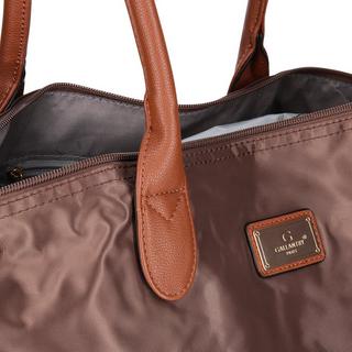 Gallantry  Borsa shopper in poliestere camel 