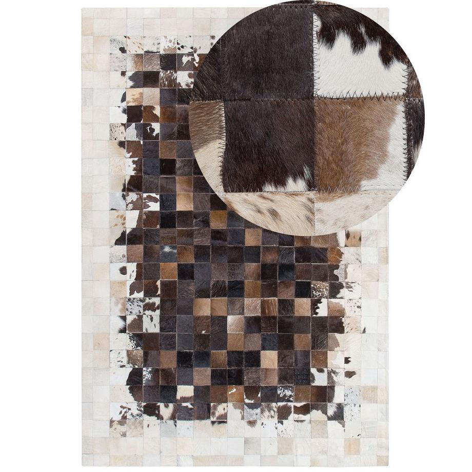 Beliani Tapis en Peau de vache  OKCULU  