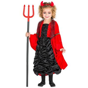 Costume da bambina/ragazza - Diavoletta barocca