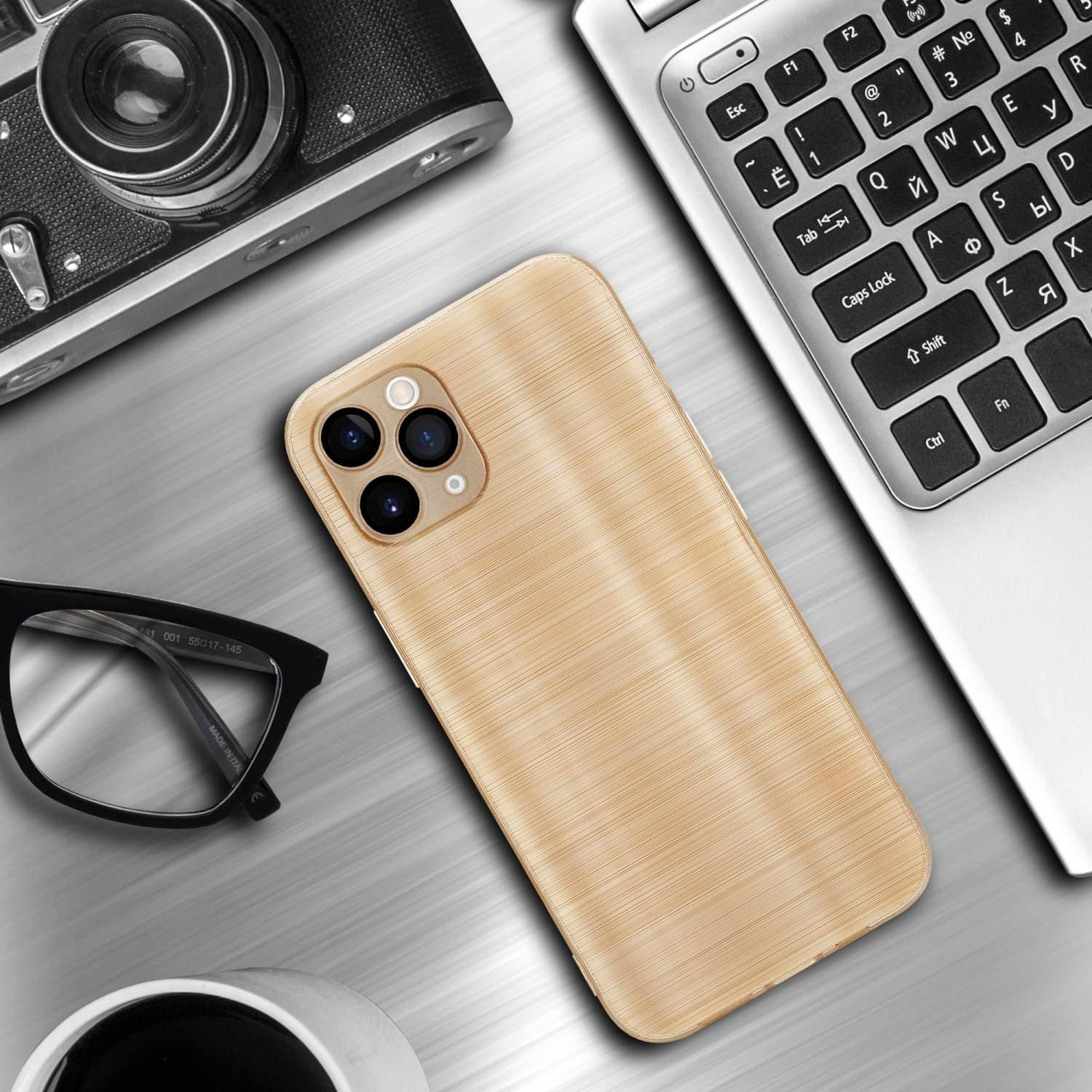 Cadorabo  Housse compatible avec Apple iPhone 11 PRO - Coque de protection en silicone TPU flexible au design brossé 