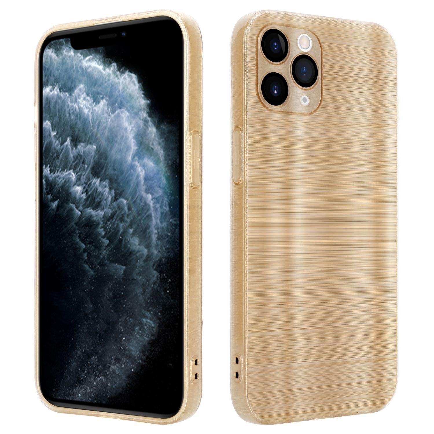 Cadorabo  Housse compatible avec Apple iPhone 11 PRO - Coque de protection en silicone TPU flexible au design brossé 