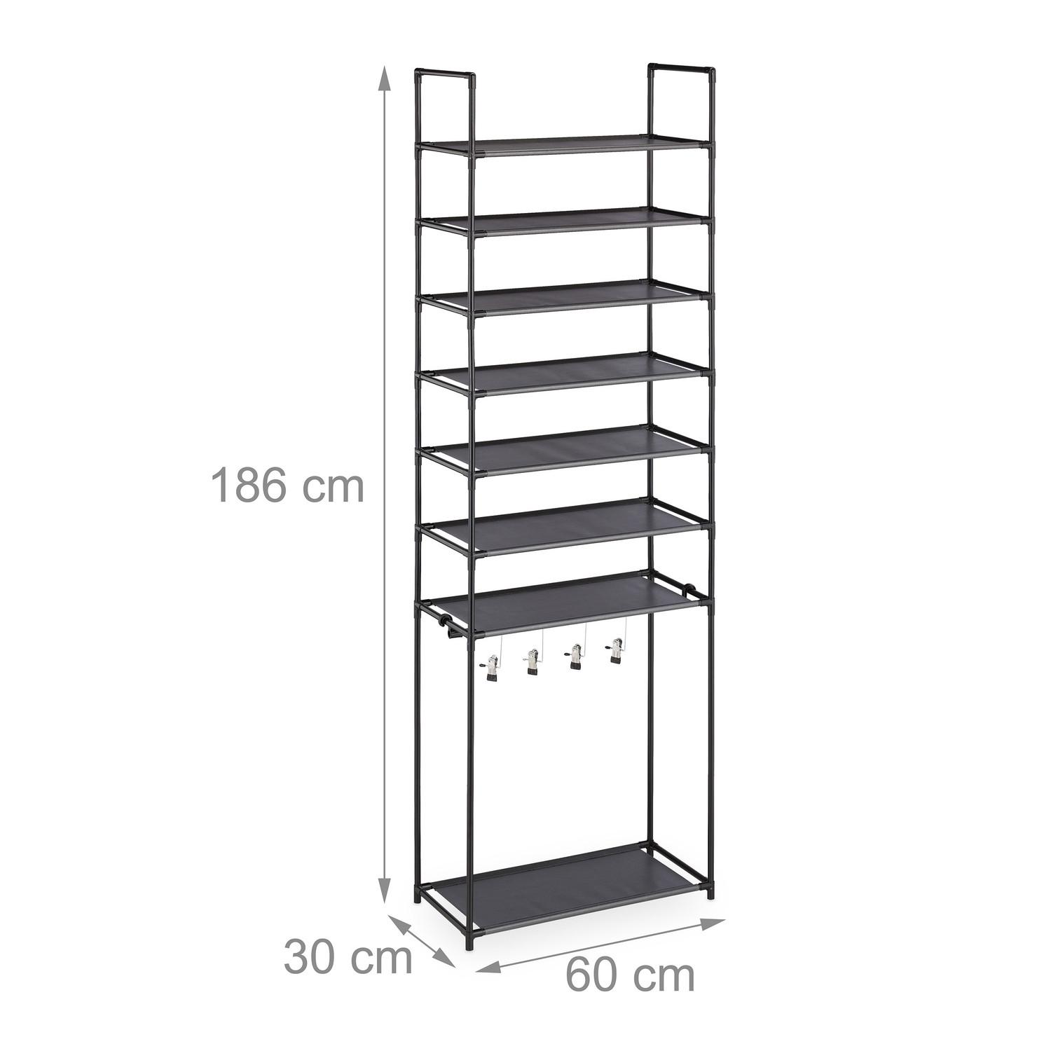 B2X Scaffale per scarpe con 8 ripiani  