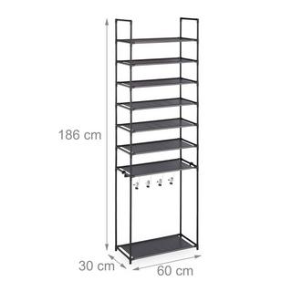 B2X Scaffale per scarpe con 8 ripiani  