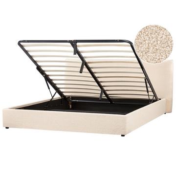 Lit ottoman en Bouclé Traditionnel LAVAUR