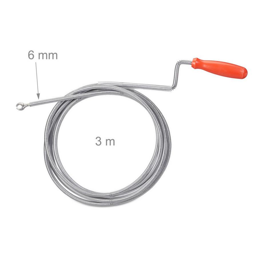 B2X  Rohrreinigungsspirale mit Kralle 