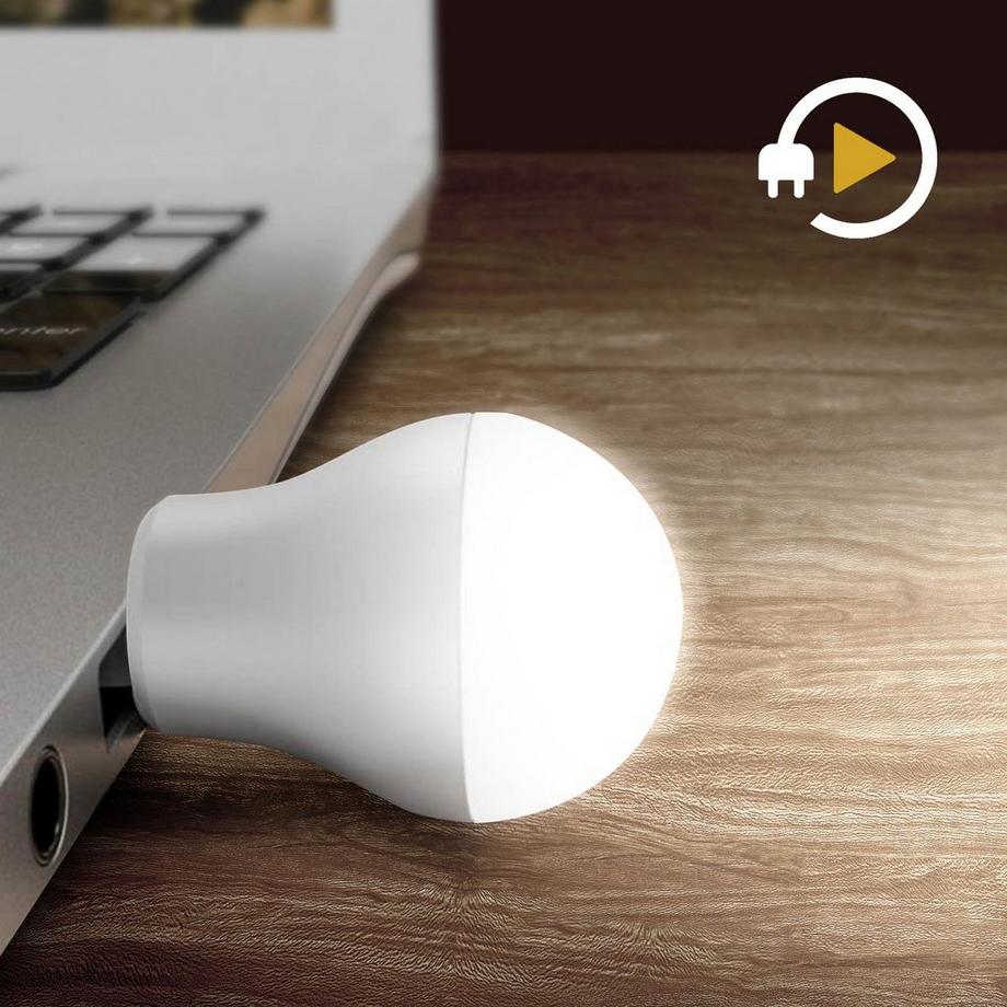 Avizar  Ampoule LED USB 1W, Compact et Universel 