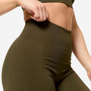 DOMYOS  Leggings donna seamless push-up poliestere 
