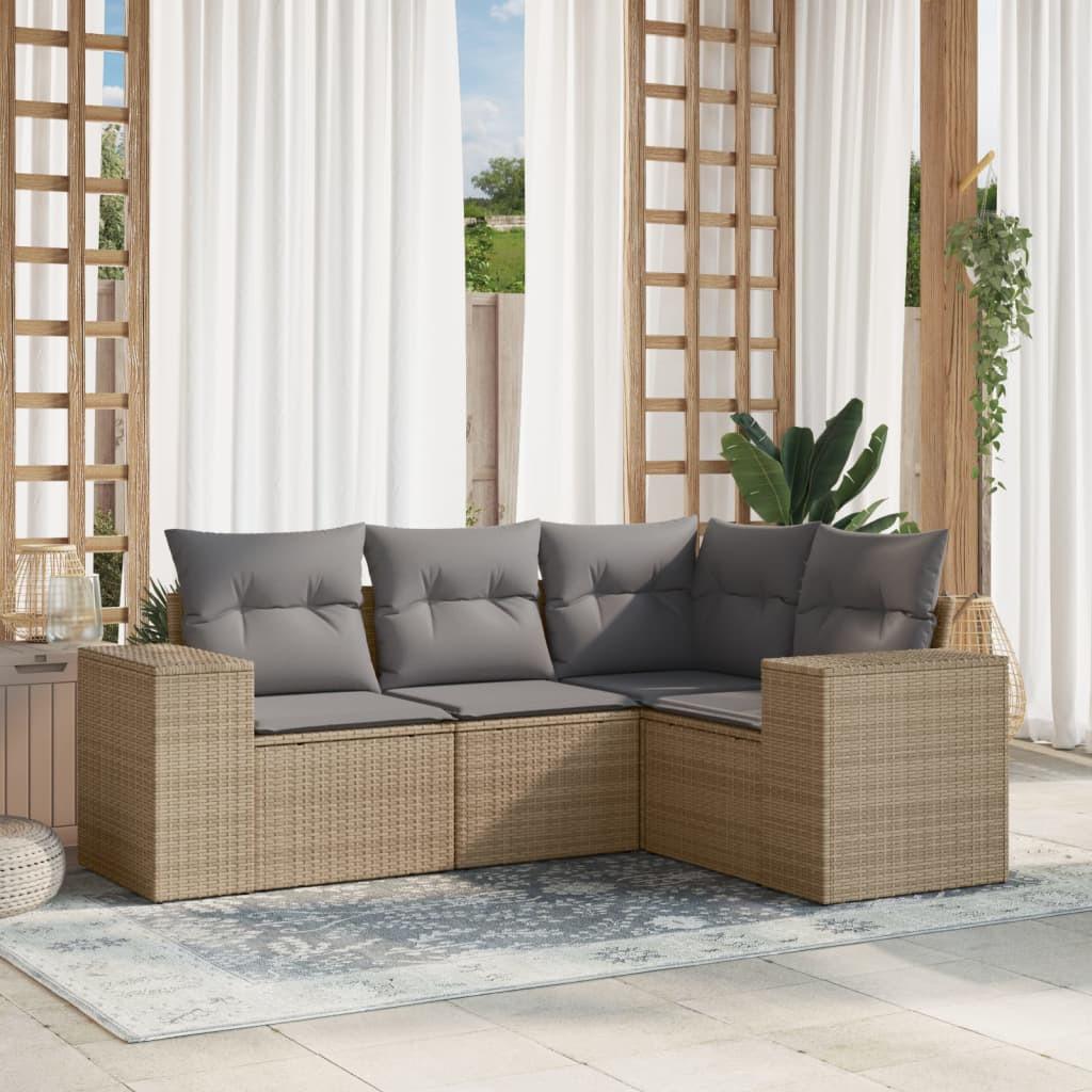 VidaXL Garten sofagarnitur poly-rattan  