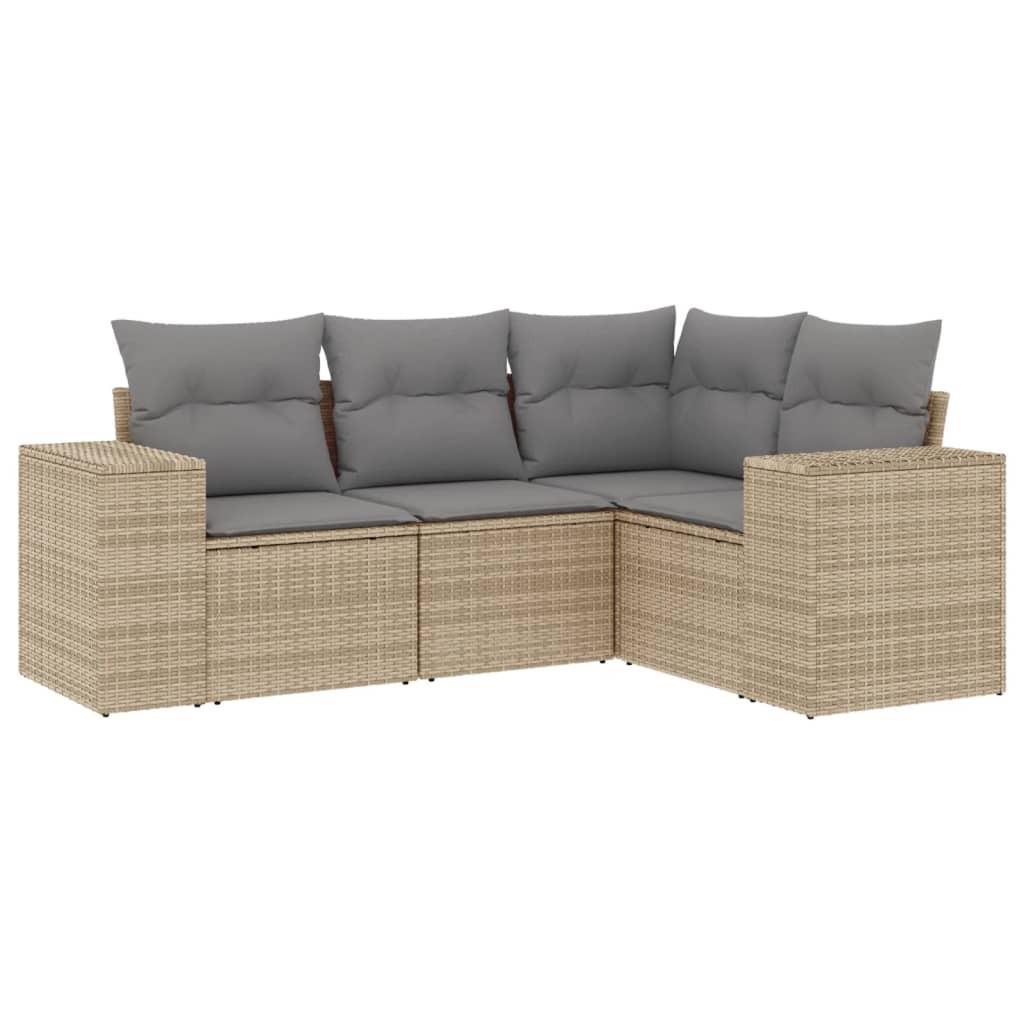 VidaXL Garten sofagarnitur poly-rattan  