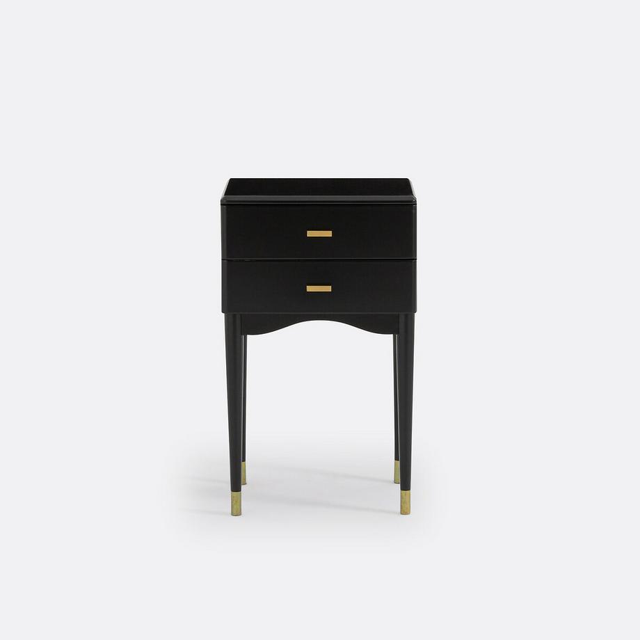 La Redoute Intérieurs Nachttisch NOVANI mit 2 Schubladen  