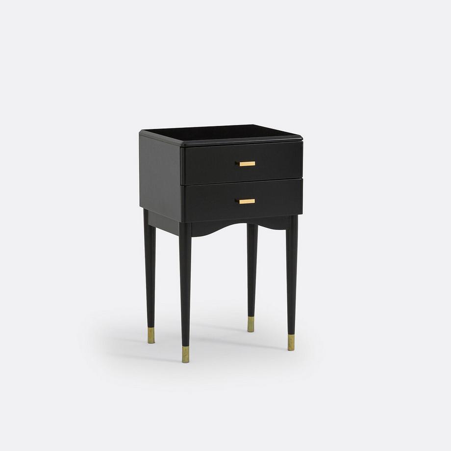 Nachttisch NOVANI mit 2 Schubladen