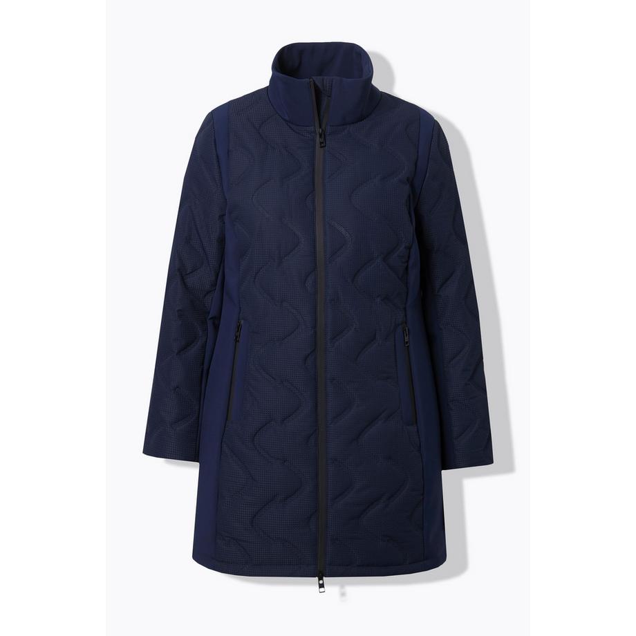 Ulla Popken HYPRAR Veste matelassée laser Empiècements Softshell Capuche  