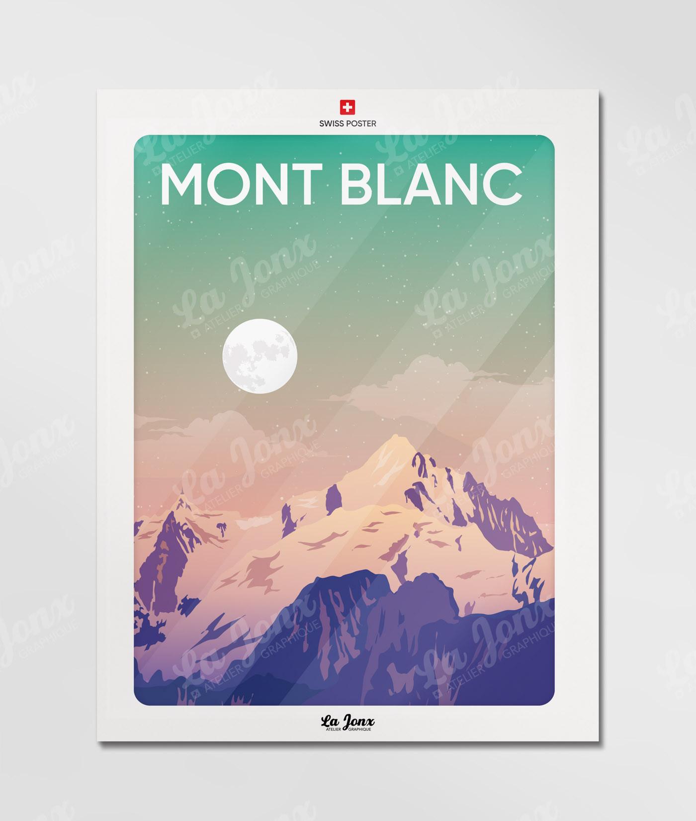 La-Jonx Mont-Blanc - Poster  