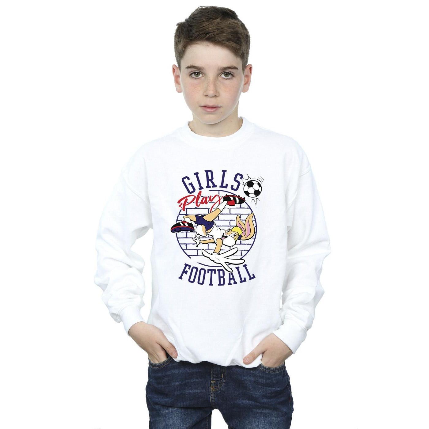 LOONEY TUNES  Girls Play Football Sweatshirt 