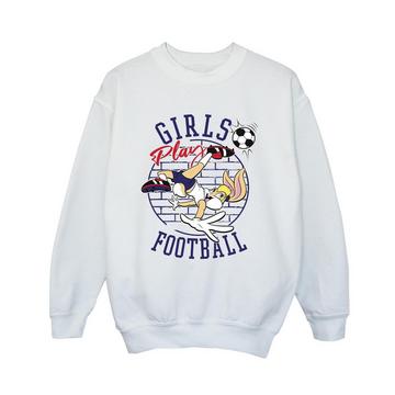 Girls Play Football Sweatshirt