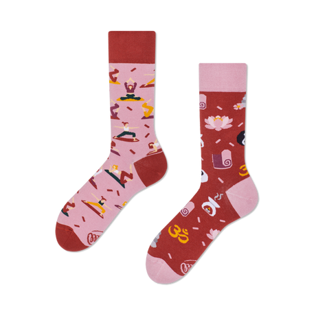 Many Mornings  Namaste Socks - Many Mornings 