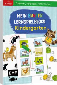 Mein bunter Lernspielblock - Kindergarten: Erkennen, Verbinden, Fehler finden Thißen, Sandy (Illustrationen) Couverture rigide 