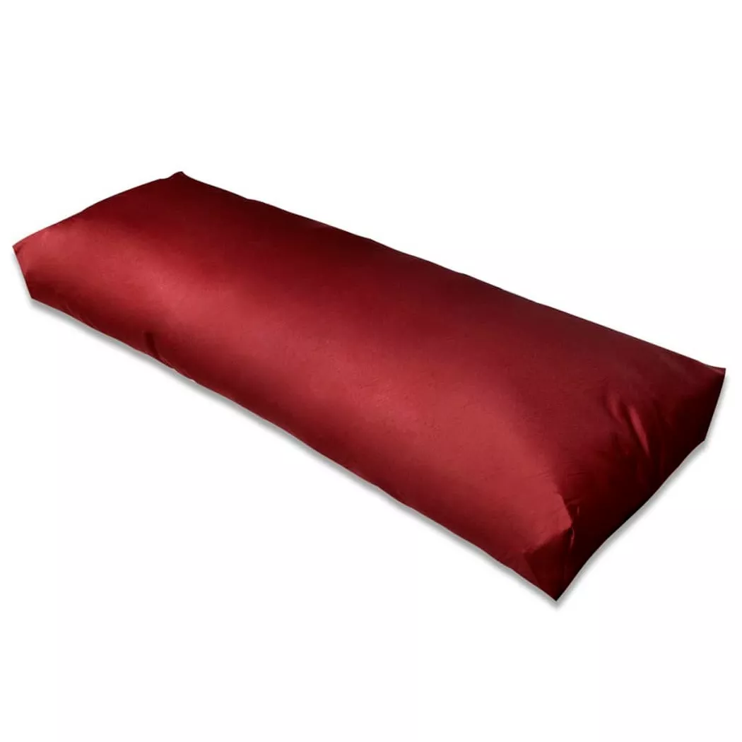 VidaXL - Coussin de chaise tissu, One Size, Rouge Bariolé