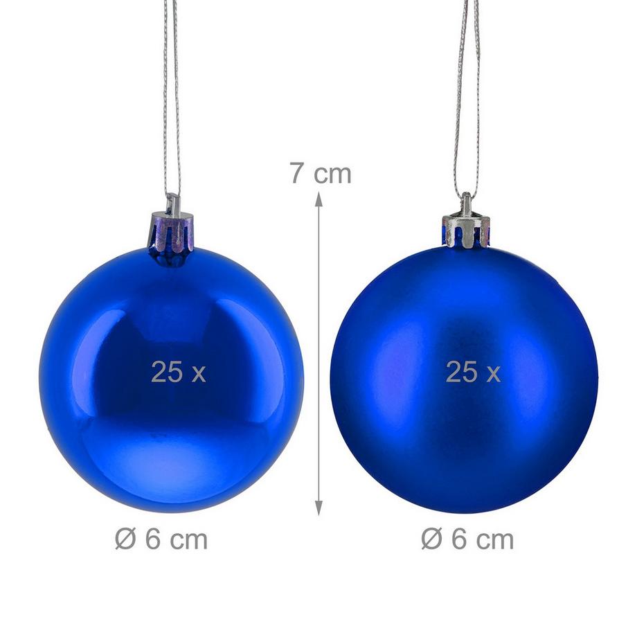 Northix Set di palline per albero di Natale, 50  