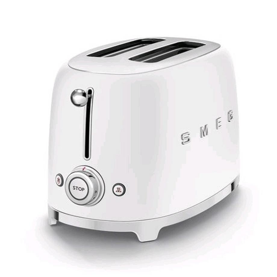 SMEG Toaster TSF01 matt, weiss  