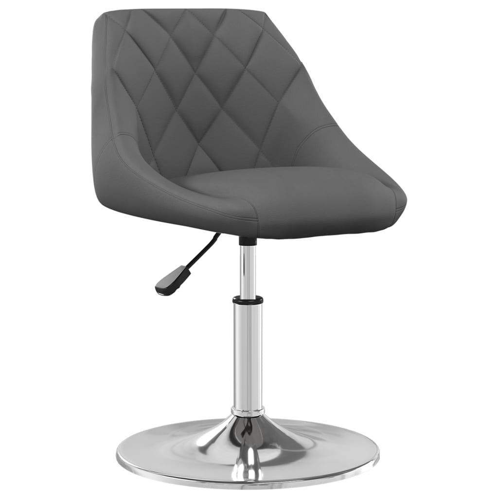 VidaXL Chaise pivotante de salle à manger velours  