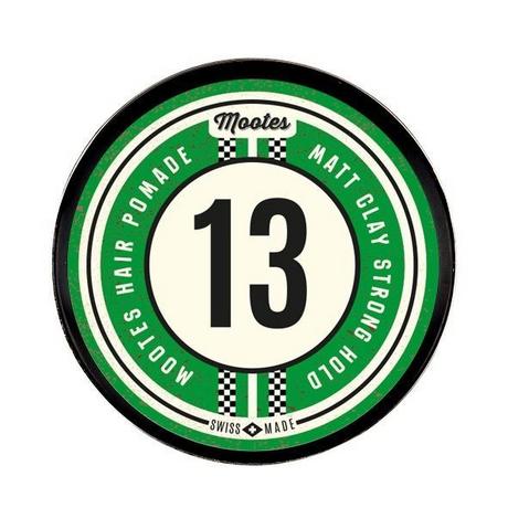 Mootes  Pommade pour cheveux #13 Strong hold, Matt Clay, 120g 