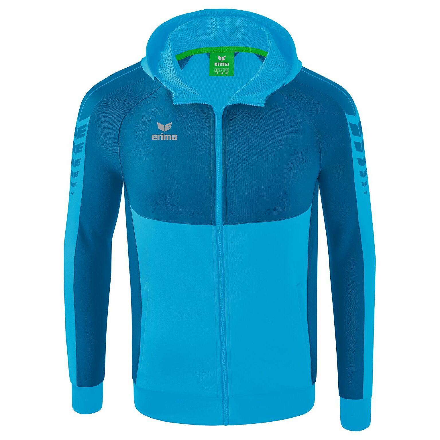 Erima  kinder-trainingsjacke mit kapuze six wings 