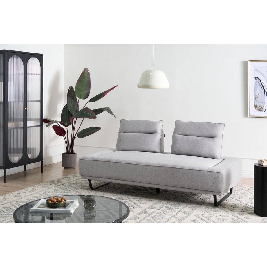 Beliani 3 Sitzer Sofa aus Stoff Skandinavisch FAXEN  