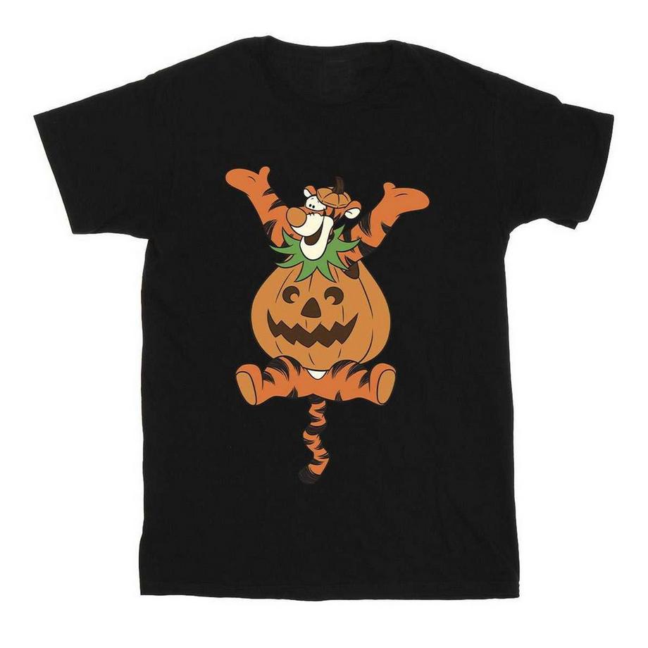 T-ShirtMotif Tigrou Motiftyle Citrouille