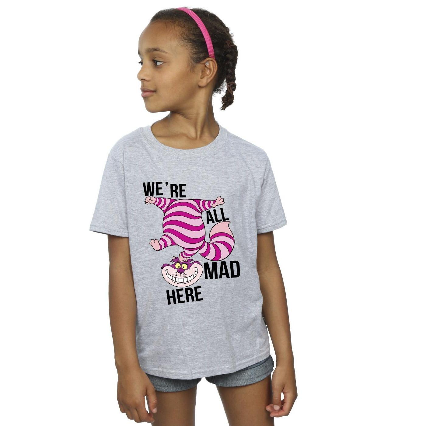 Disney  Tshirt ALICE IN WONDERLAND ALL MAD HERE 