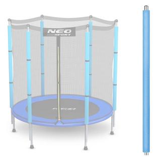 B2X Poteau supérieur de trampoline avec filet de protection extérieur 4,5 pi Bleu Neo-Sport  