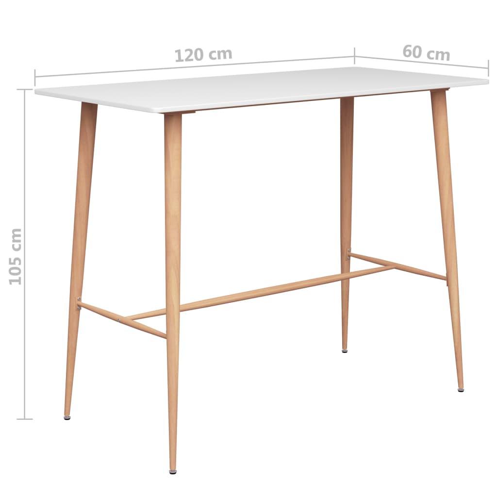 VidaXL Table de bar mdf  