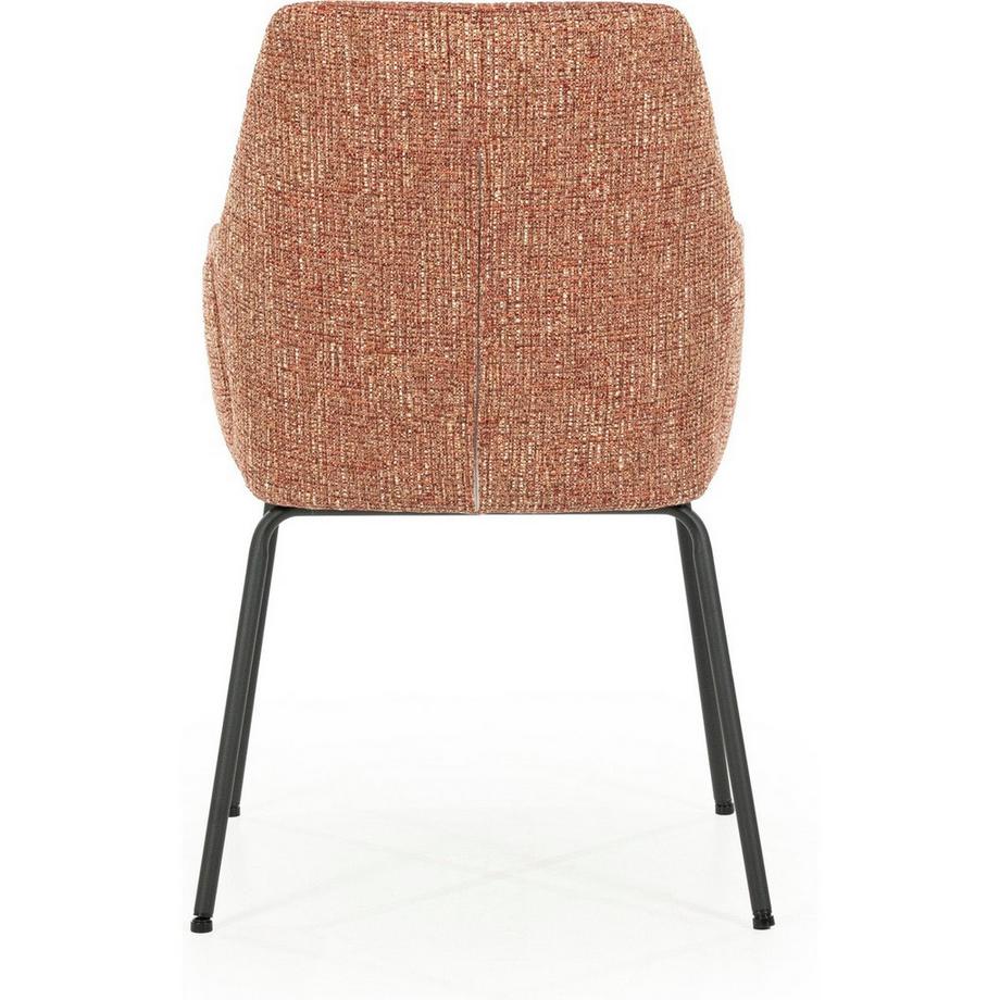 mutoni Chaise avec accoudoirs Indy Donna rouge  