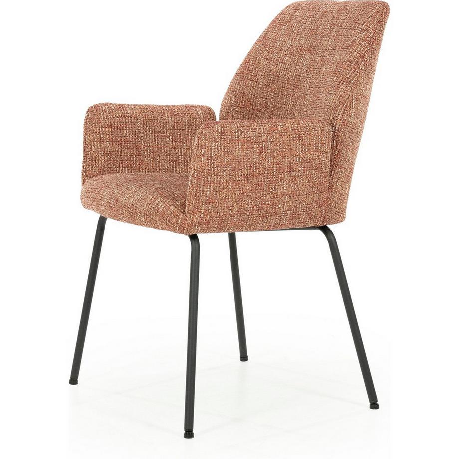 mutoni Chaise avec accoudoirs Indy Donna rouge  