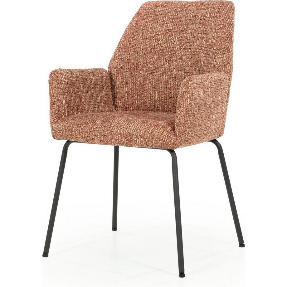 Chaise avec accoudoirs Indy Donna rouge