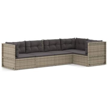 Garten lounge set poly-rattan