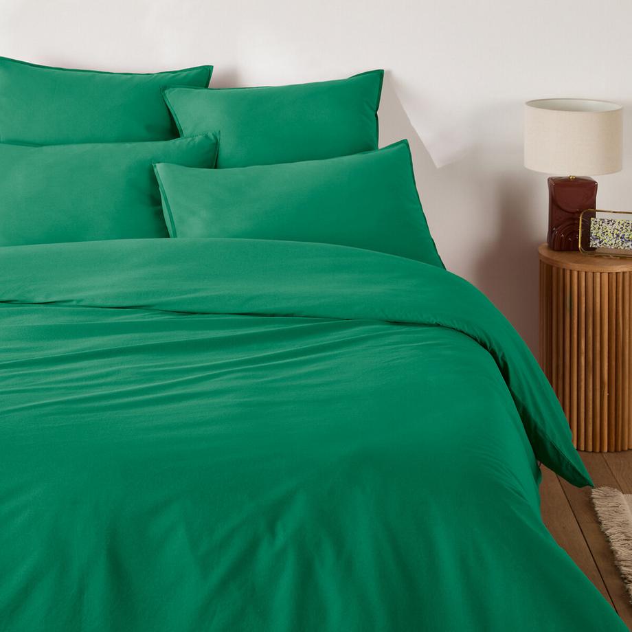 La Redoute Intérieurs Scenario Housse de couette unie en coton lavé  