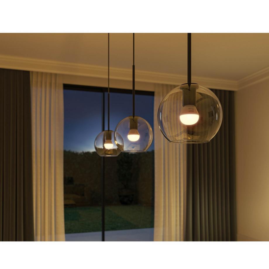 PHILIPS Hue White Ambiance E14 Globo confezione da 1  