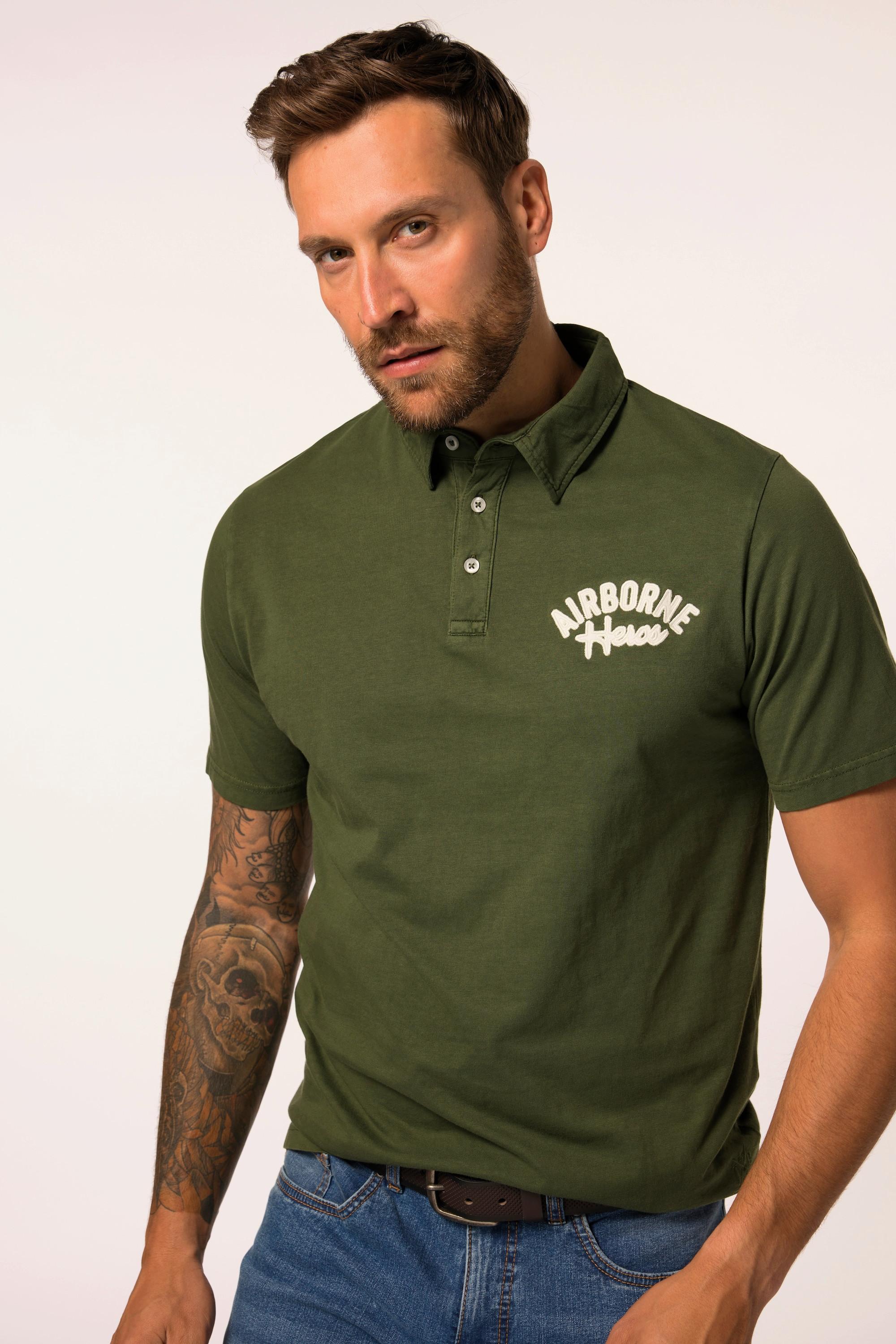 JP1880  Poloshirt, Halbarm, Jersey, Vintage Look 