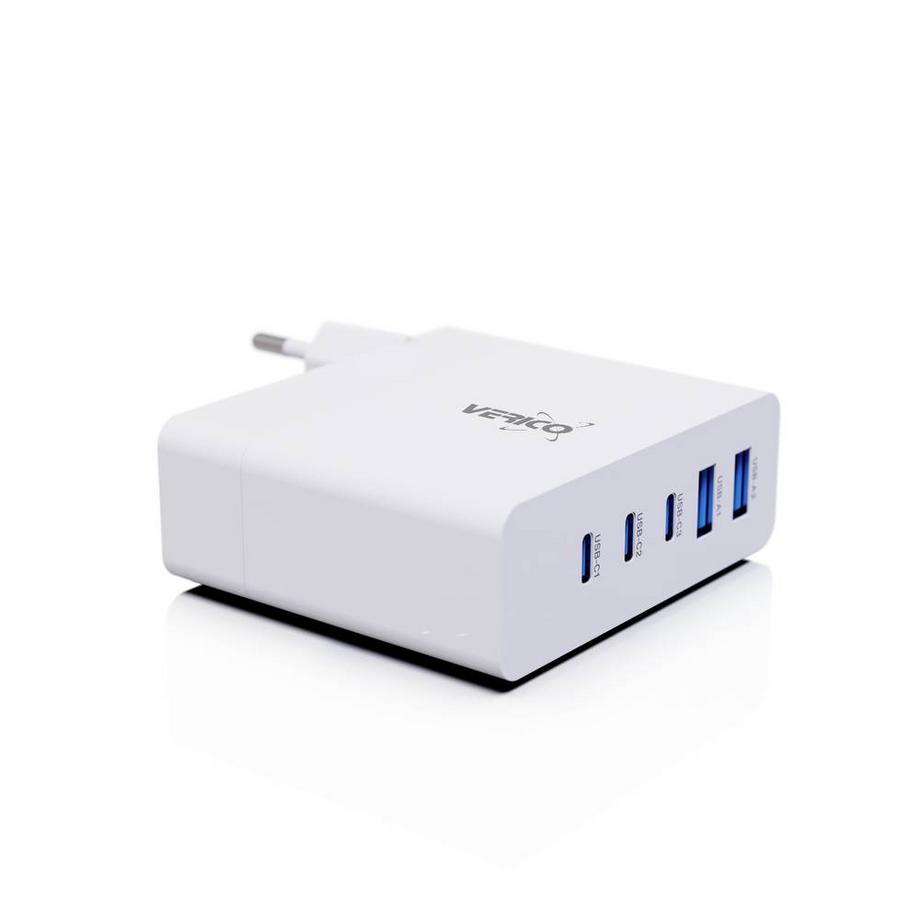 Verico  Mojo 140W GaN 5-Port Ladegerät PD 3.0 
