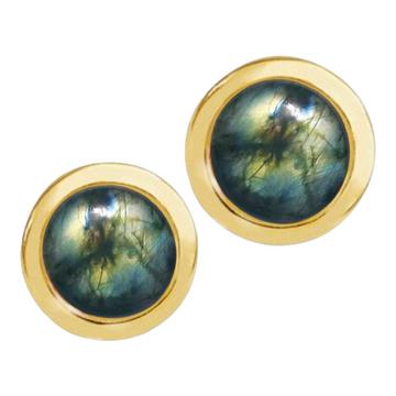 Ohrstecker Labradorit "Pure"