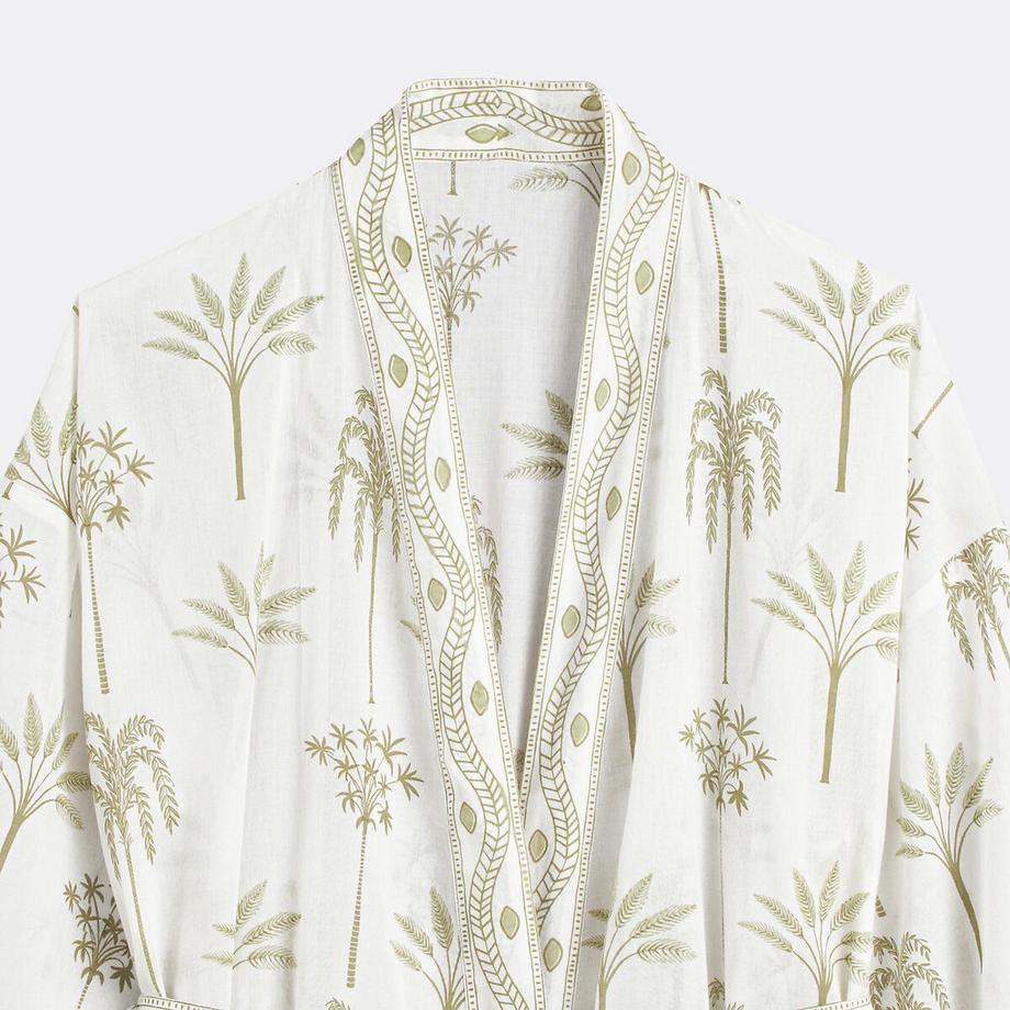 La Redoute Intérieurs Siwa Kimono Accappatoio Voile di Cotone  
