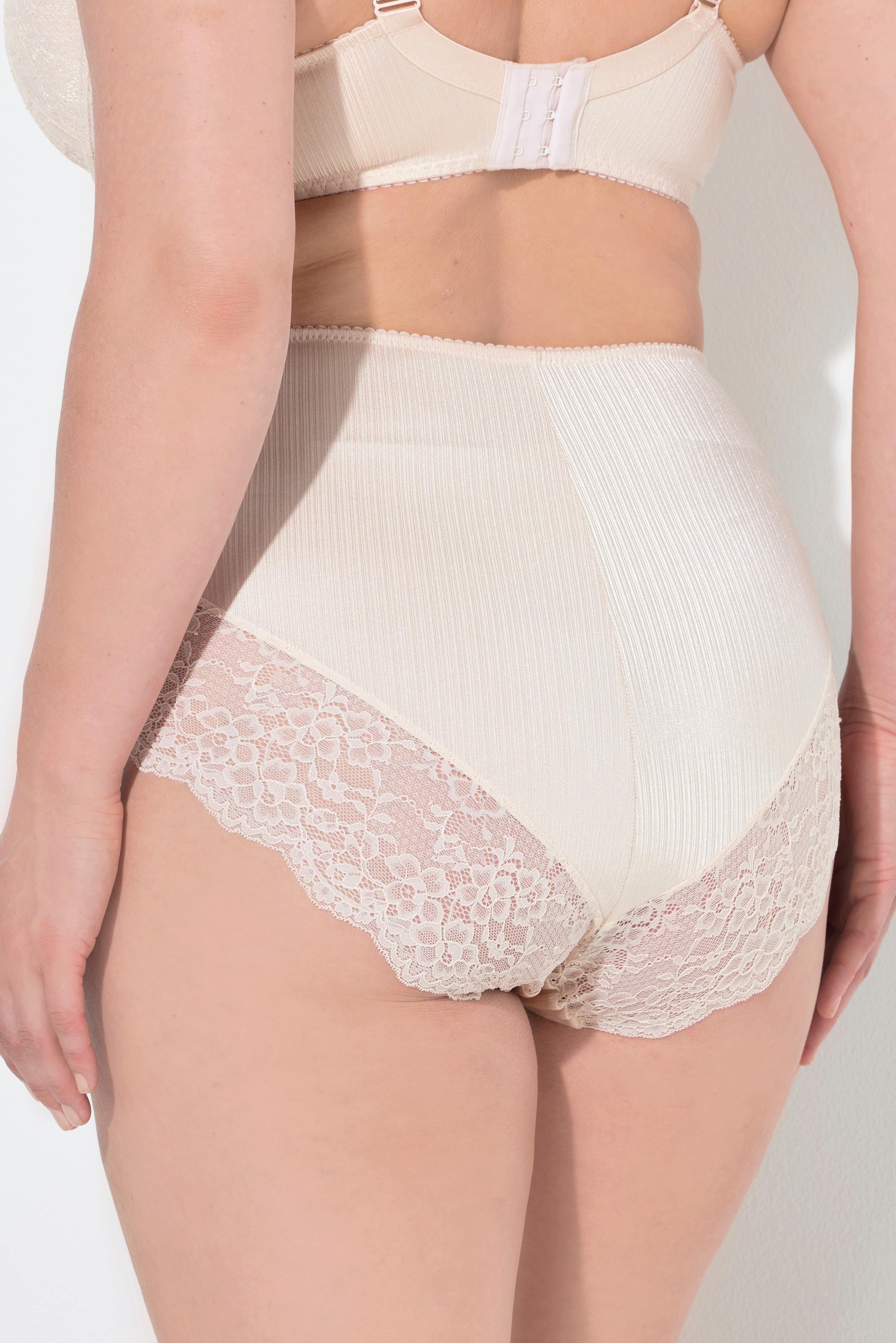 Ulla Popken Maxi Slip Raso Pizzo sul Retro  