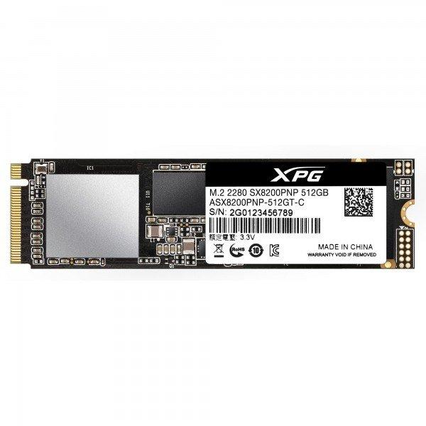 Image of XPG SX8200 Pro M.2 512 GB PCI Express 3.0 3D TLC NVMe - 512 GB