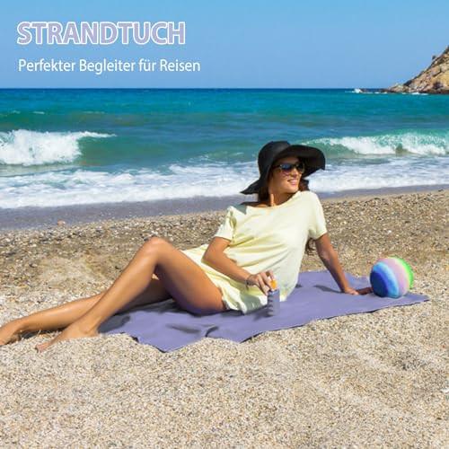 Alopini Mikrofaser Handtuch Set- Mikrofaser Handtücher für Sport Handtuch  