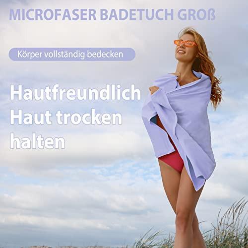 Alopini Mikrofaser Handtuch Set- Mikrofaser Handtücher für Sport Handtuch  