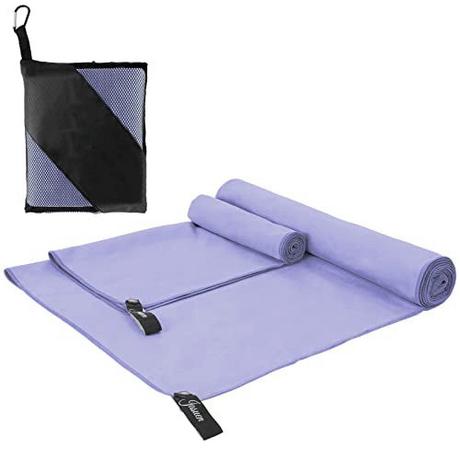 Alopini Mikrofaser Handtuch Set- Mikrofaser Handtücher für Sport Handtuch  